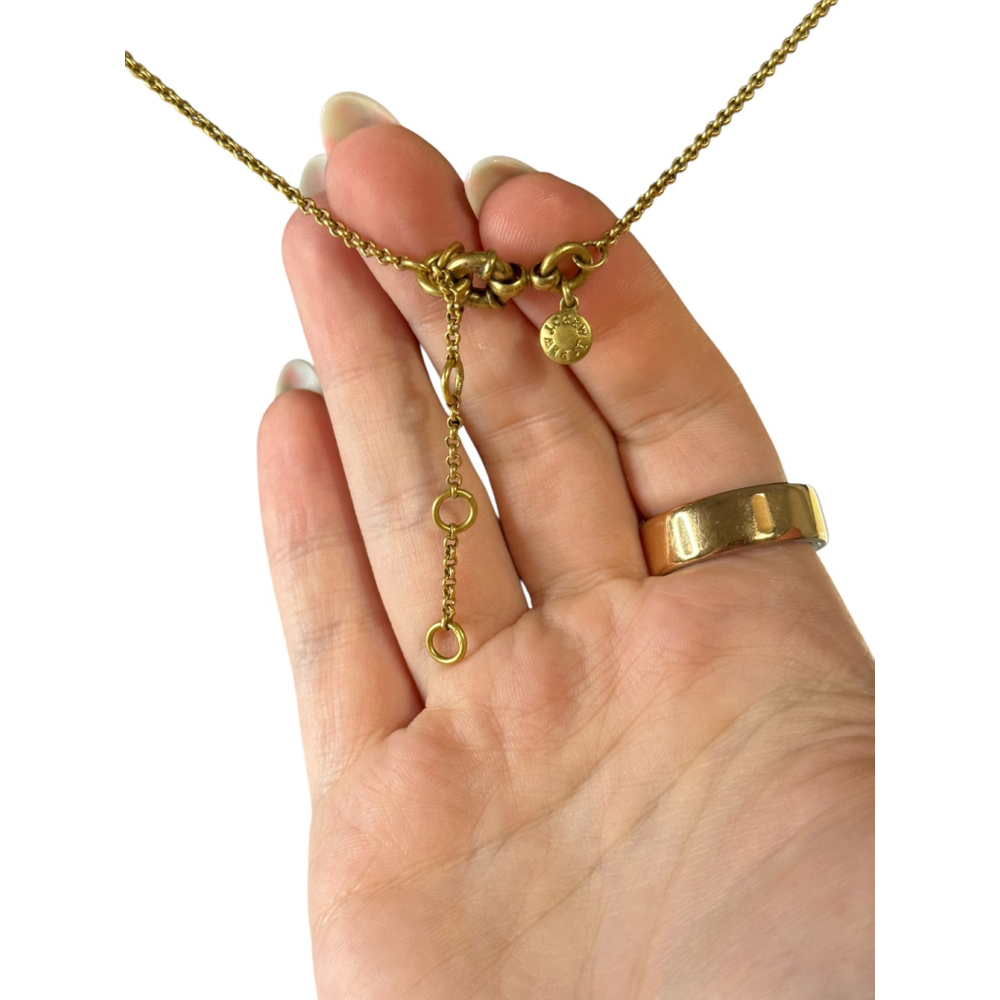 Women's J. Crew Gold Tone Bell Charm Necklace, One Size - Picture 4 of 5
